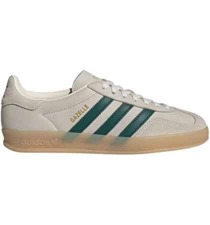 adidas Gazelle Indoor Cream White Green Gum - authentic adidas sneakers