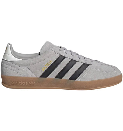 adidas Gazelle Indoor Grey Two Black Gum - authentic adidas sneakers