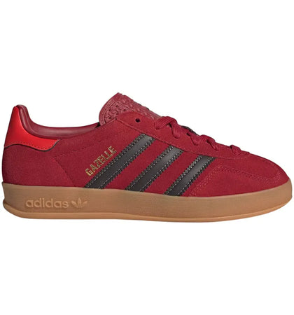 adidas Gazelle Indoor Team Victory Red Aurora Coffee (GS) - authentic adidas sneakers