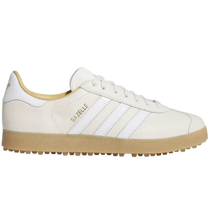 adidas Gazelle Lux Spikeless Golf Chalk White Gum - authentic adidas sneakers