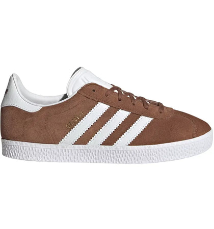 adidas Gazelle Preloved Brown Cloud White Gold Metallic (GS) - authentic adidas sneakers