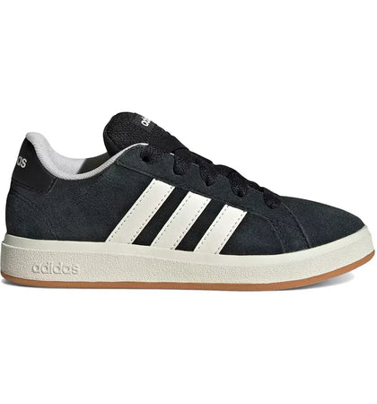 adidas Grand Court 00s Core Black Off White Gum (GS) - authentic adidas sneakers