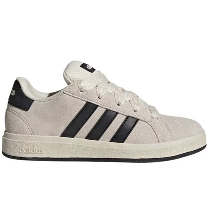 adidas Grand Court 00s Wonder White Core Black Cloud White (GS) - authentic adidas sneakers