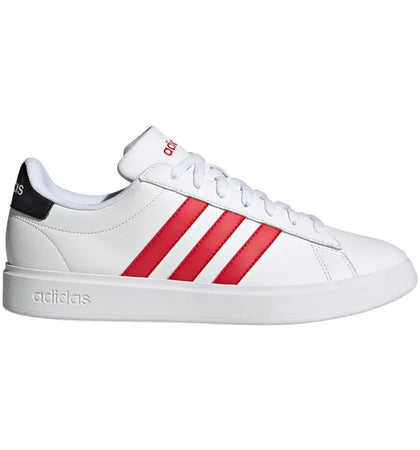 adidas Grand Court 2.0 Cloud White Better Scarlet Core Black - authentic adidas sneakers