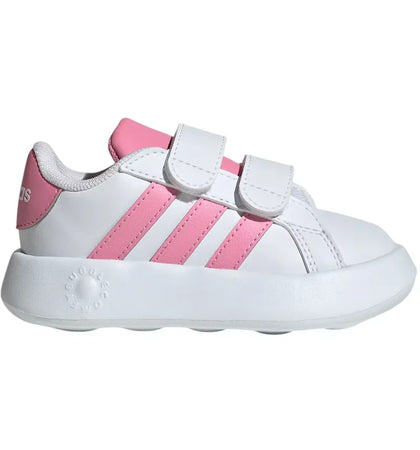 adidas Grand Court 2.0 Cloud White Bliss Pink Core Black (TD) - authentic adidas sneakers