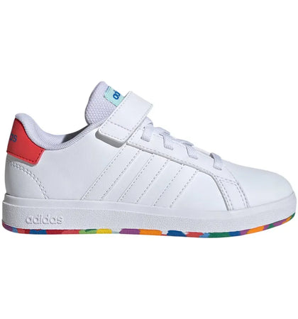 adidas Grand Court 2.0 Cloud White Bright Red (GS) - authentic adidas sneakers