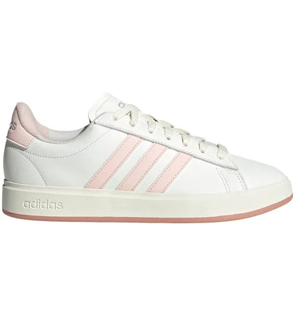 adidas Grand Court 2.0 Core White Wonder Quartz Linen Green Met. (Women's) - authentic adidas sneakers