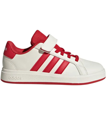 adidas Grand Court 2.0 Off White Collegiate Red Core Black (PS) - authentic adidas sneakers