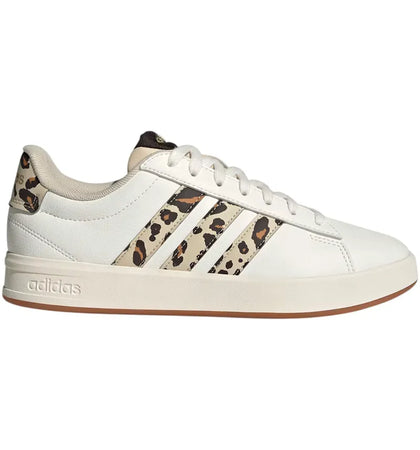 adidas Grand Court 3.0 Leopard Crystal Linen (Women's) - authentic adidas sneakers