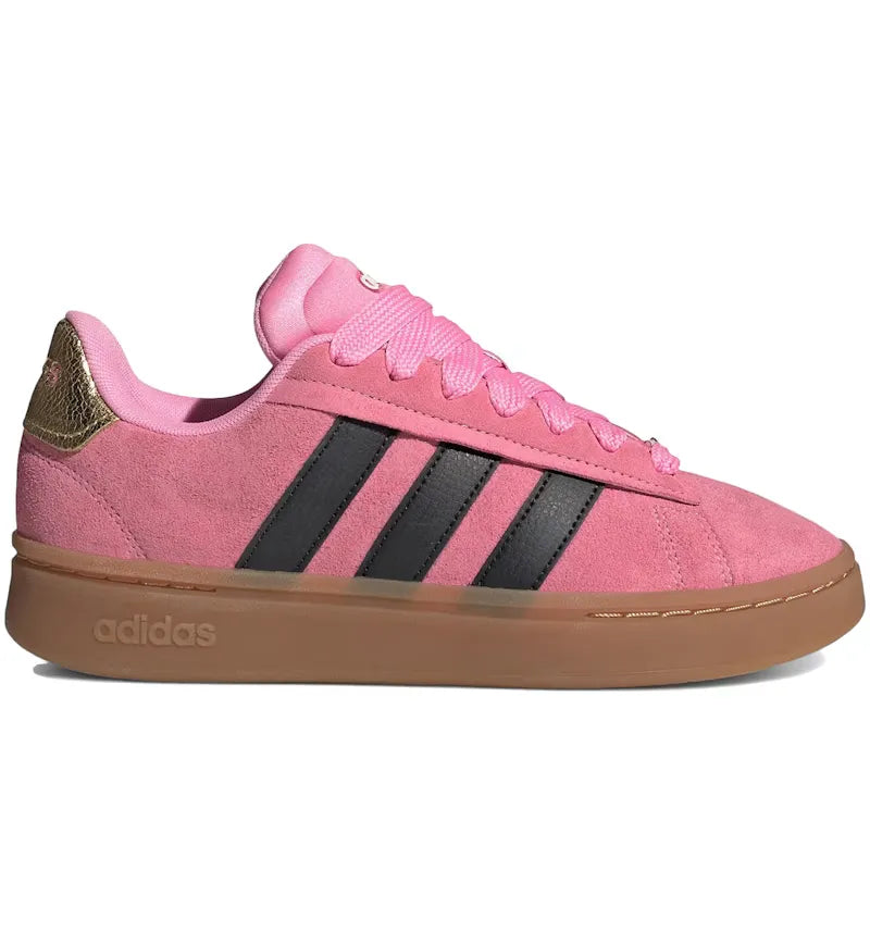 adidas Grand Court Alpha 00s Bliss Pink Core Black Gold Metallic (Women's) - vue 360