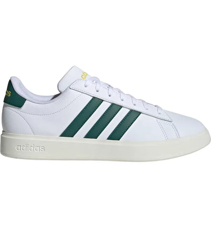 adidas Grand Court Cloud White Collegiate Green Utility Yellow - authentic adidas sneakers