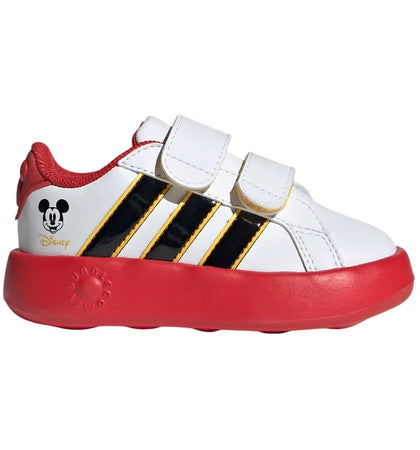 adidas Grand Court Disney Mickey Mouse Cloud White Core Black Bold Gold (TD) - authentic adidas sneakers