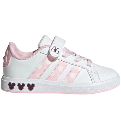adidas Grand Court Disney Minnie Mouse Cloud White Clear Pink Chalk White (GS) - authentic adidas sneakers
