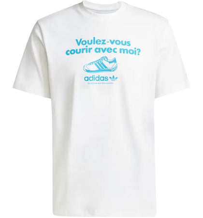 adidas Graphic Tee White - authentic adidas product