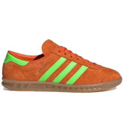 adidas Hamburg Orange Solar Green (Women's) - authentic adidas sneakers