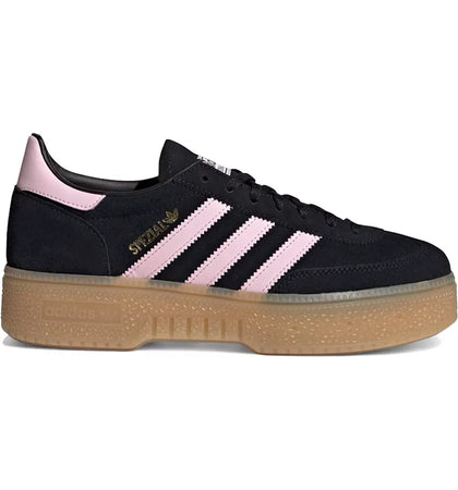 adidas Handball Spezial Bold Black Clear Pink Gum (Women's) - authentic adidas sneakers