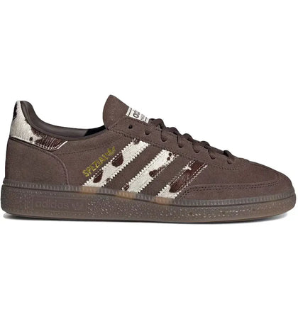 adidas Handball Spezial Brown Cow Stripes (Women's) - authentic adidas sneakers