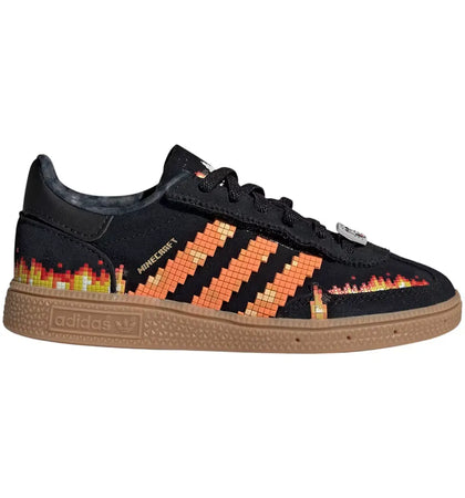 adidas Handball Spezial Comfort Closure Minecraft Black Pure Orange (PS) - authentic adidas sneakers