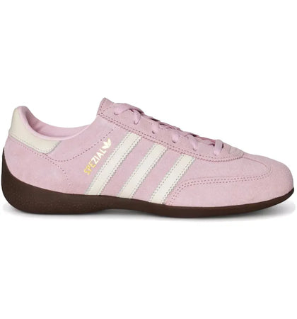 adidas Handball Spezial Lo Pro Clear Pink Off White (Women's) - authentic adidas sneakers