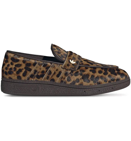 adidas Handball Spezial Loafer Leopard Print Dark Brown (Women's) - authentic adidas sneakers