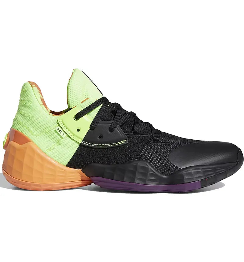adidas Harden Vol. 4 Black Green Orange - vue 360