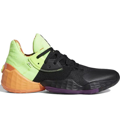 adidas Harden Vol. 4 Black Green Orange - authentic adidas sneakers