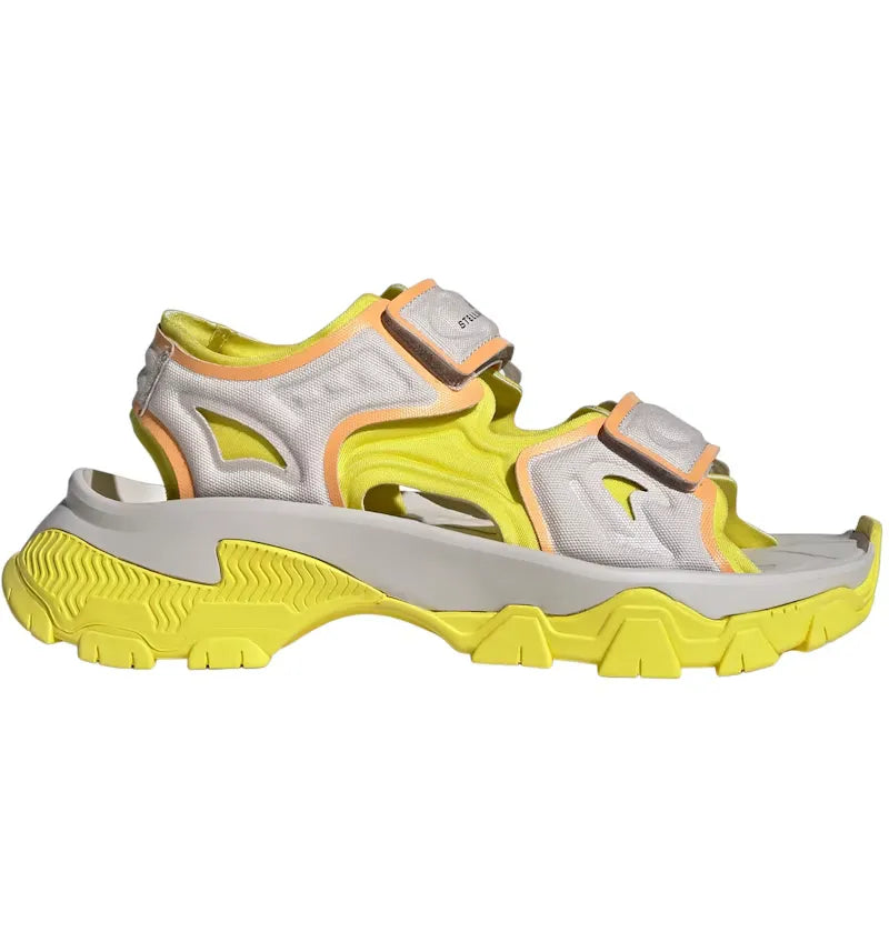 adidas Hika Outdoor Sandals By Stella Mccartney Chalk Pearl Bright Yellow Hazy Orange (fur Fraue) - vue 360