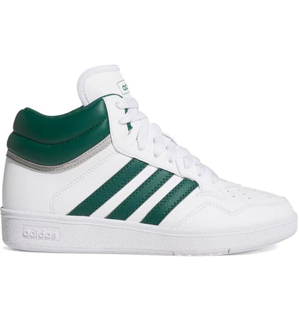 adidas Hoops 4.0 Mid Cloud White Collegiate Green Grey Two (GS) - authentic adidas sneakers