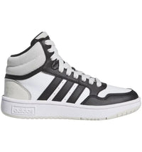 adidas Hoops Mid Orbit Grey Core Black Cloud White (GS)