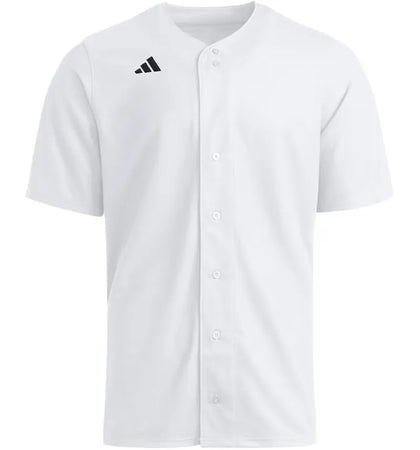 adidas Impact Full Button Jersey White - authentic adidas apparel