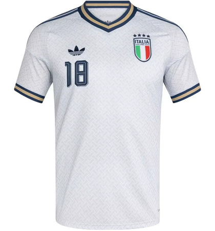 adidas Italy 26 Away Barella Jersey Aeroblue - authentic adidas apparel