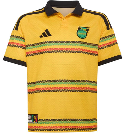 adidas Jamaica 2026 Bob Marley Home Jersey Bold Gold - authentic adidas apparel