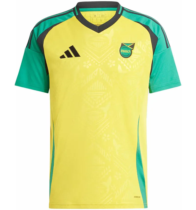 adidas Jamaica 24 Home Jersey Hazy Yellow - vue 360