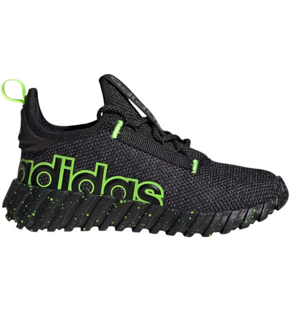 adidas Kaptir 3.0 Core Black Iron Metallic Lucid Lemon (GS) - authentic adidas sneakers