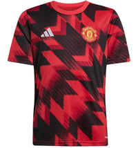 adidas Kids 25/26 Pre-Match Jersey Mufc Red
