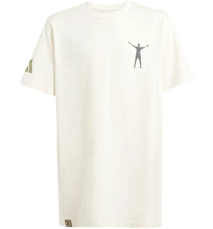 adidas Kids Jude Bellingham Culturewear T-Shirt Wonder White - authentic adidas apparel