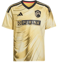 adidas Kids St. Louis City SC 26/27 Away Jersey Pyrite