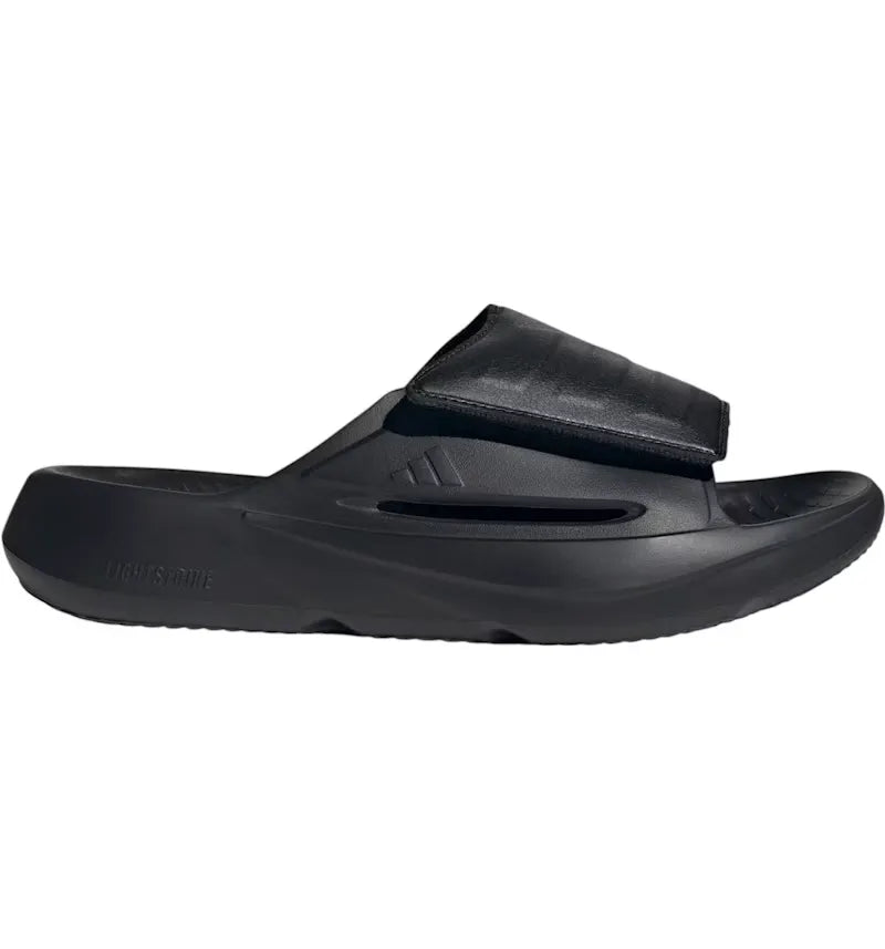 adidas Lightblaze Slides Core Black - vue 360