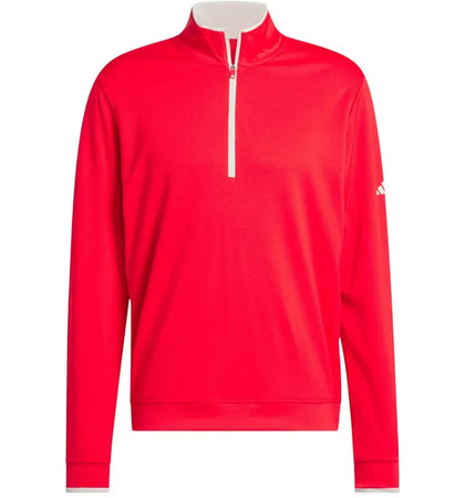 adidas Lightweight Half-Zip Top Pure Ruby - authentic adidas product