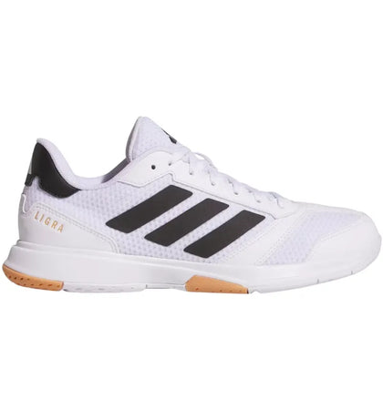 adidas Ligra 8 Indoor Cloud White Core Black (Women's) - authentic adidas sneakers