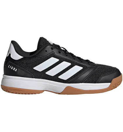 adidas Ligra 8 Indoor Core Black Cloud White (GS) - authentic adidas sneakers