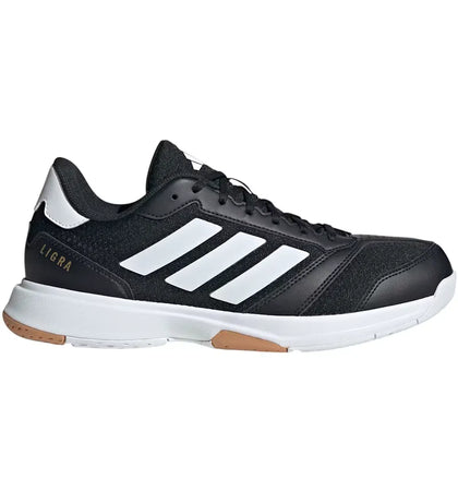 adidas Ligra 8 Indoor Core Black Cloud White - authentic adidas sneakers