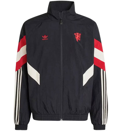 adidas Manchester United Originals Track Top Black/Red - authentic adidas product