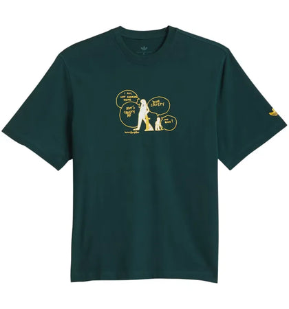 adidas Mark Gonzales Crusty Tee Aurora Ivy/Black - authentic adidas product