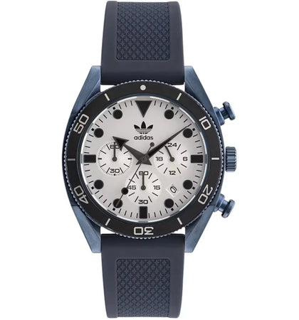 Adidas Men's Originals Fashion Edition Two White Dial Watch AOFH23004 - authentic adidas product