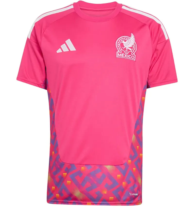 adidas Mexico 2026 Home Goalkeeper Jersey Team Real Magenta - vue 360