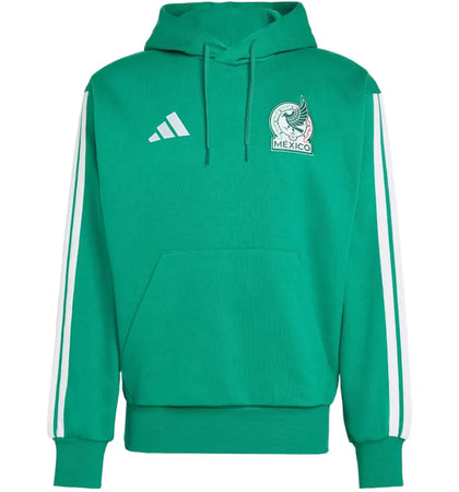 adidas Mexico DNA Fleece Hoodie Bold Green - authentic adidas apparel
