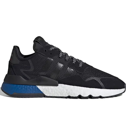 adidas Nite Jogger Core Black Lush Blue - authentic adidas sneakers