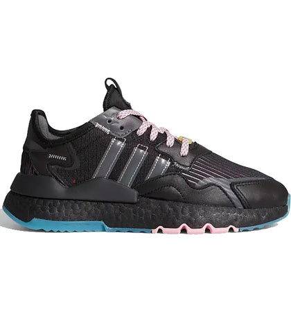 adidas Nite Jogger Ninja Core Black (GS) - authentic adidas sneakers