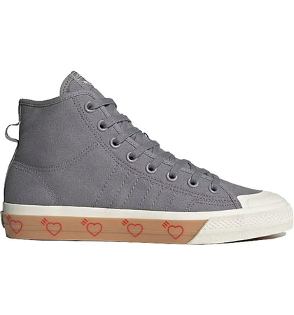 adidas Nizza Hi Human Made Grey Five - authentic adidas sneakers